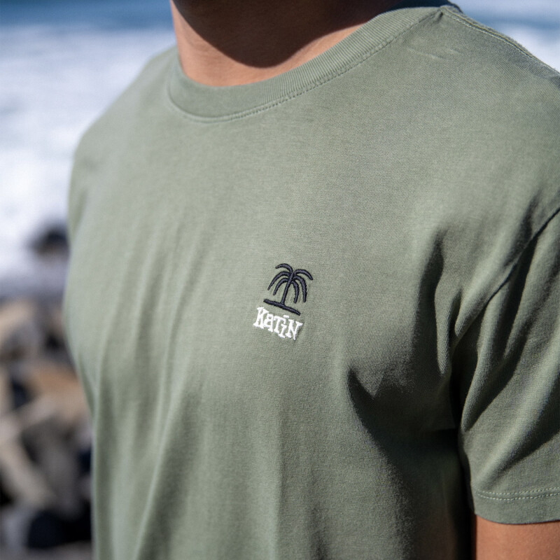 Remera Katin K Palm Emb Tee Verde Remera Katin K Palm Emb Tee Verde