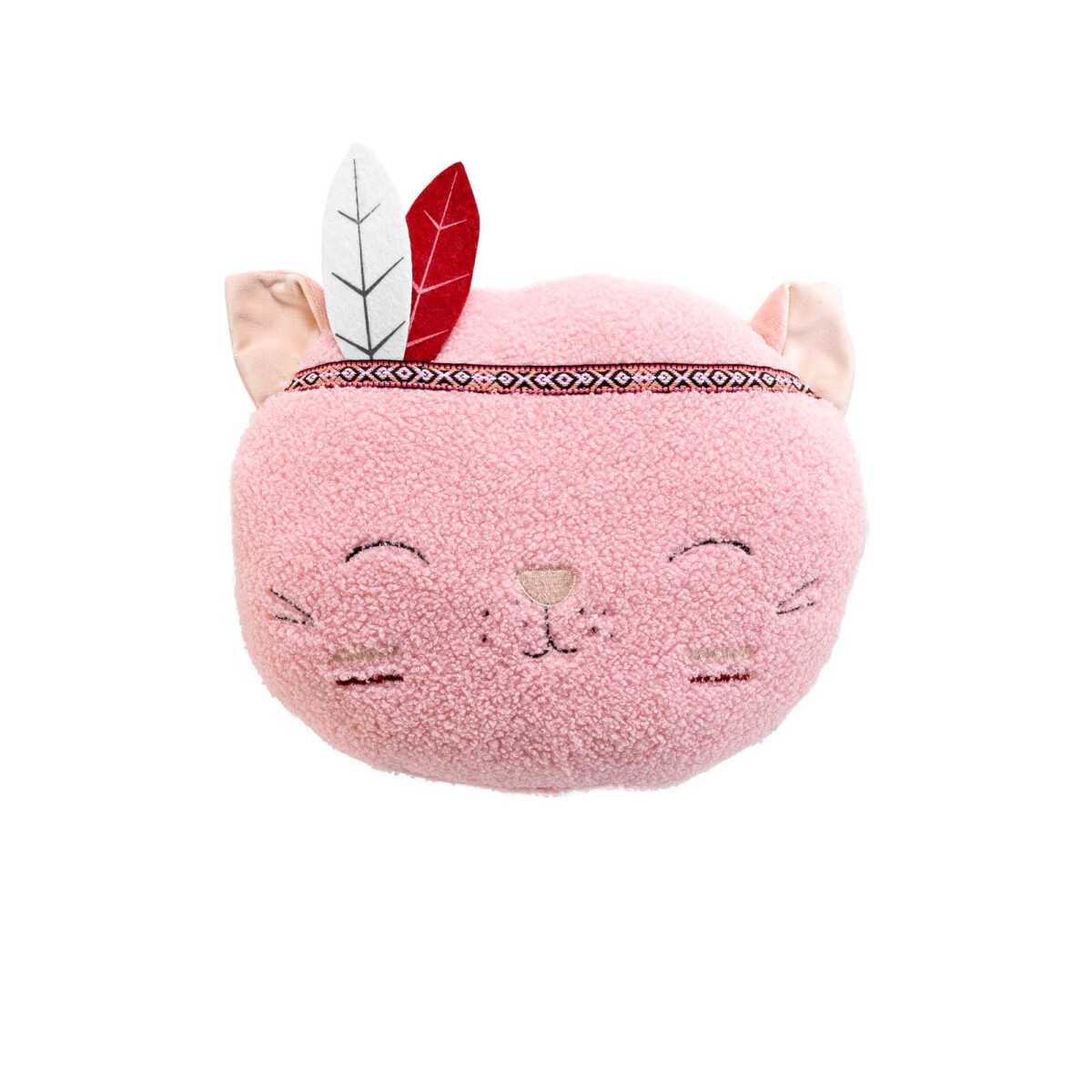 ALMOHADON - POLIESTER ROSA CARAS KIDS 