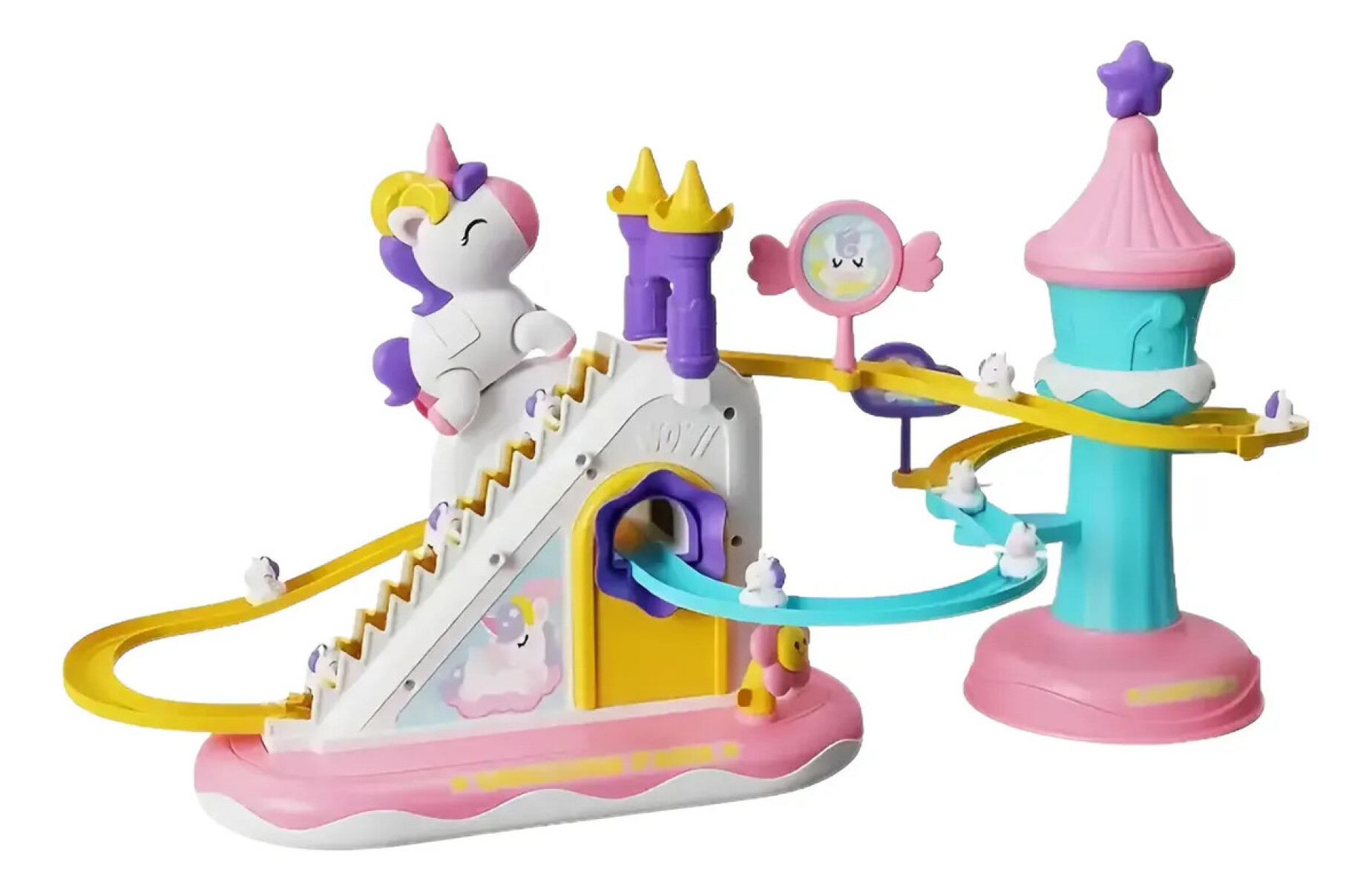 Pista de unicornios con luz y sonido 