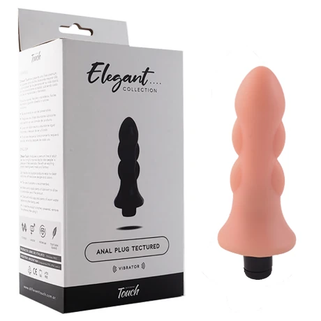 Estaca Anal Texturada Con Micro Vibro Piel