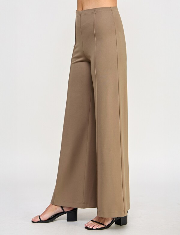 Pantalon Wide Leg TOSTADO