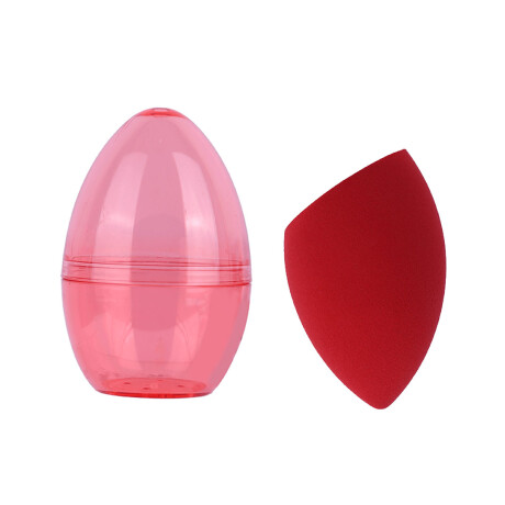 Esponja con estuche rojo