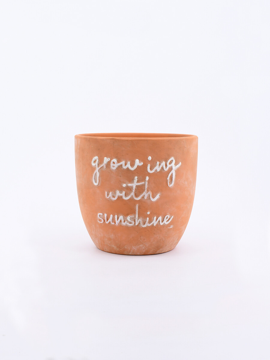 MACETA SUNSHINE - NARANJA 