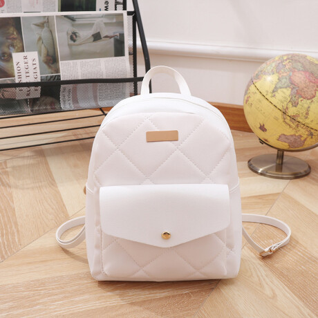 Mochila Chica Femenina Blanca