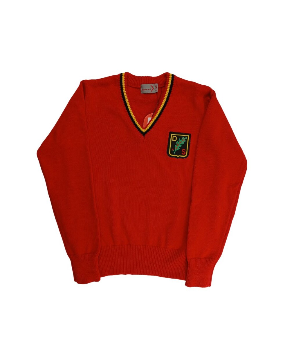Sweater escote V Alemán SEC - Red 