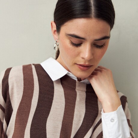 SWEATER NORA Visón