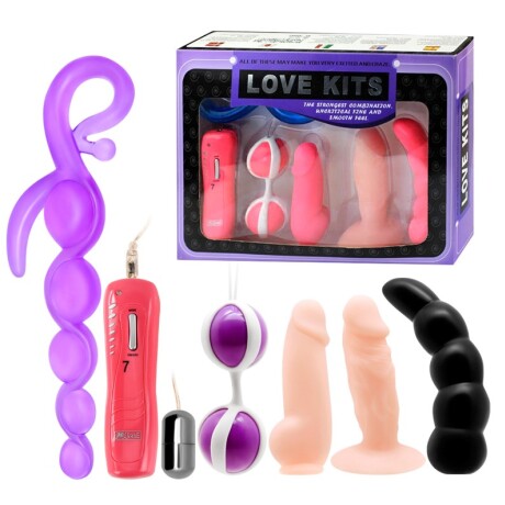 Purple Love Kits Anal Vibrador Bolas Kegel Purple Love Kits Anal Vibrador Bolas Kegel