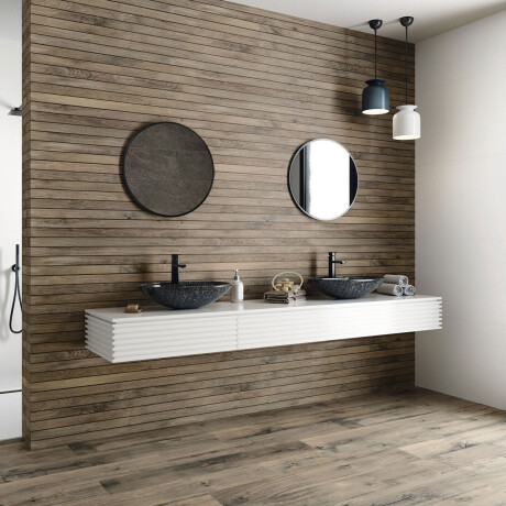 Ceramica Madera Mate Rectificado 33.3X100Cm Pared GAMAS DE MARRON