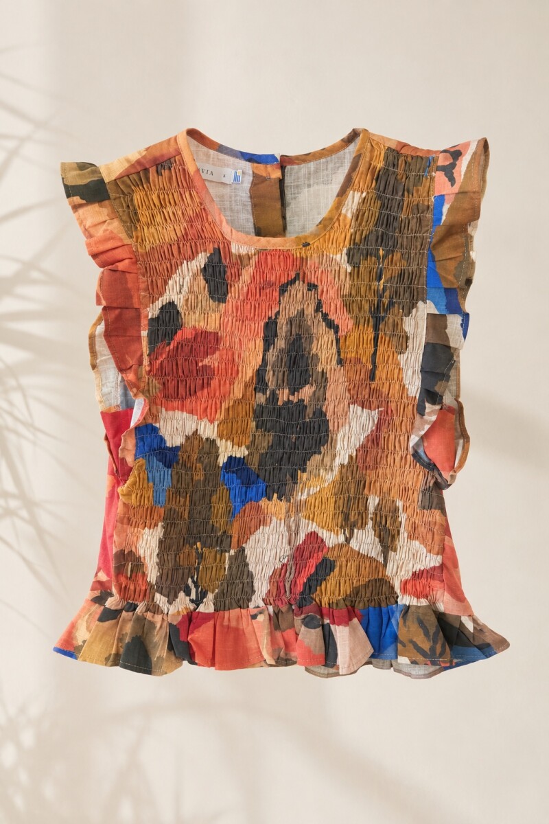TOP BIOMA PRINT Sol