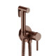 GRIFERIA DUCHA HIGIENICA DE EMBUTIR BRONCE CEPILLADO - SIGNATURE BRONCE-ROSE GOLD