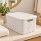 Caja simil ratán 7 lts BLANCO