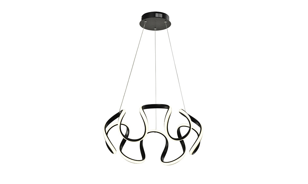 LUMINARIA LED HELIX NEGRO Luminaria Led Helix Negro