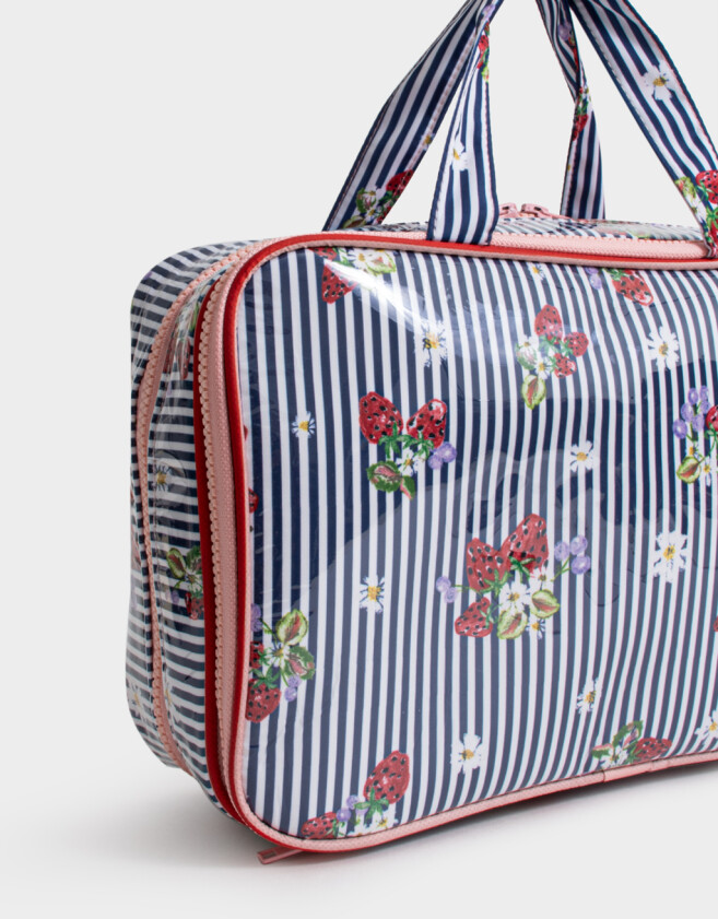 Porta Cosméticos Portacosméticos Estampado - Estampado Rayas