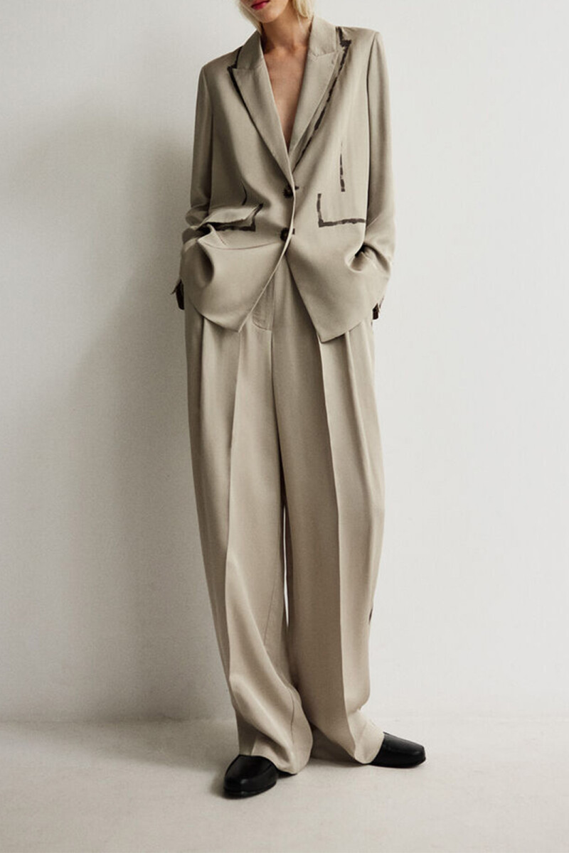 CHAQUETA Gris Topo