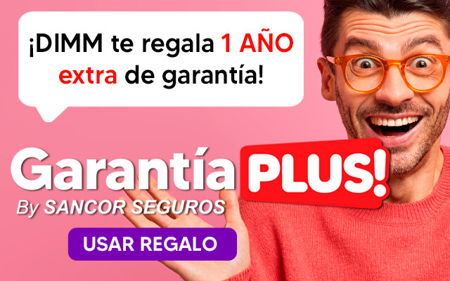 ¡Te regalamos 1 AÑO extra de Garantía PLUS!