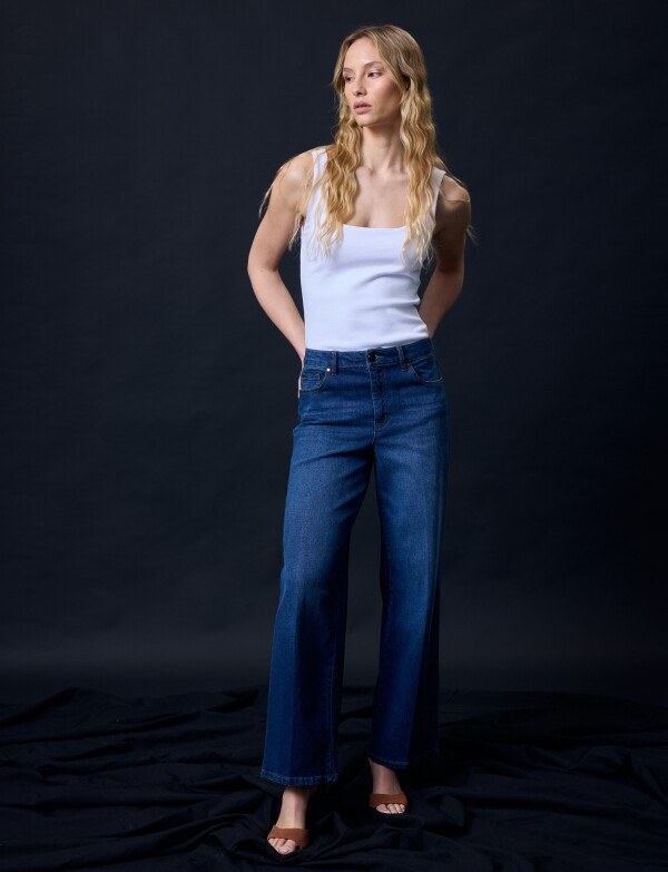 Jean Wide Leg JEAN OSCURO