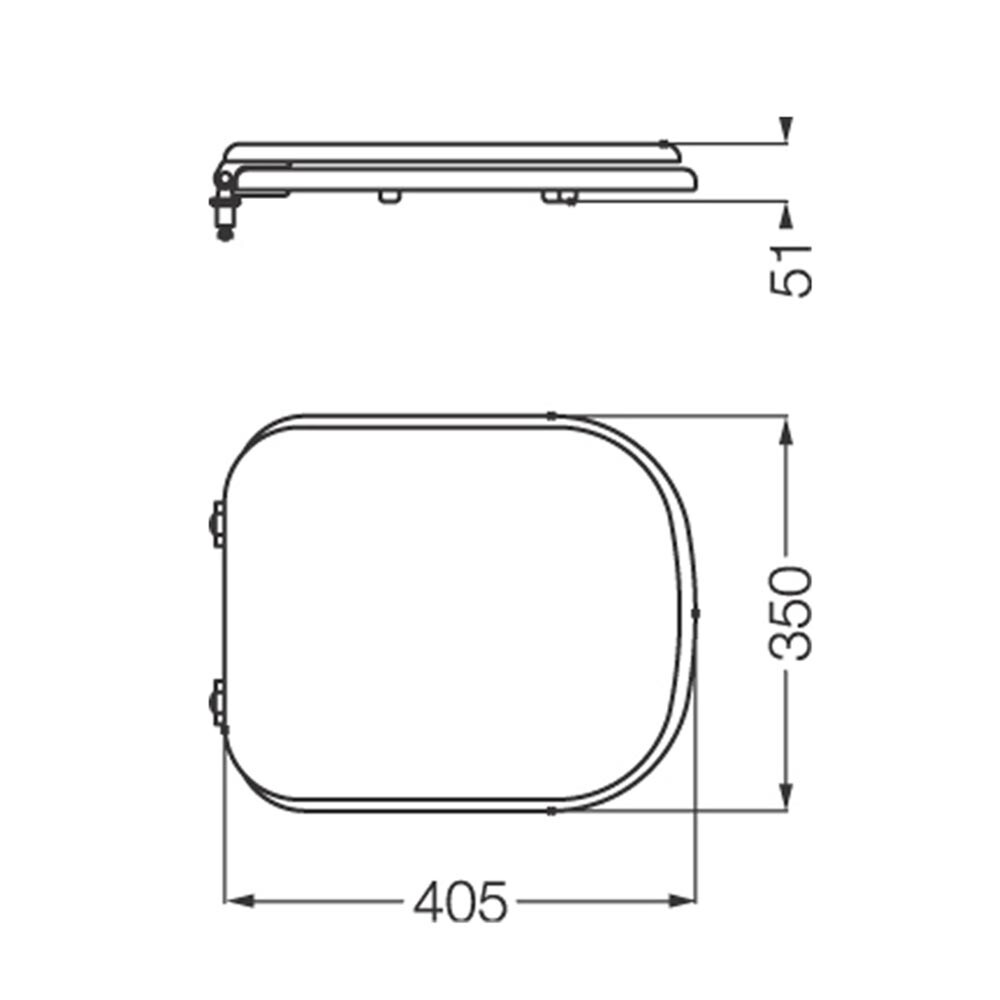 TAPA PARA INODORO MODELO BARI BLANCO Tapa Para Inodoro Modelo Bari Blanco