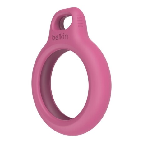 Secure holder with key ring for airtag belkin Pink