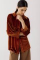 CAMISA BIMBA VELVET Cobre