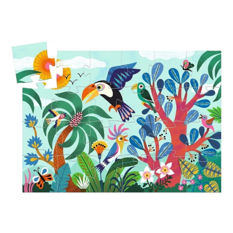 Puzzle Silueta Coco el Tucán Djeco Puzzle Silueta Coco el Tucán Djeco