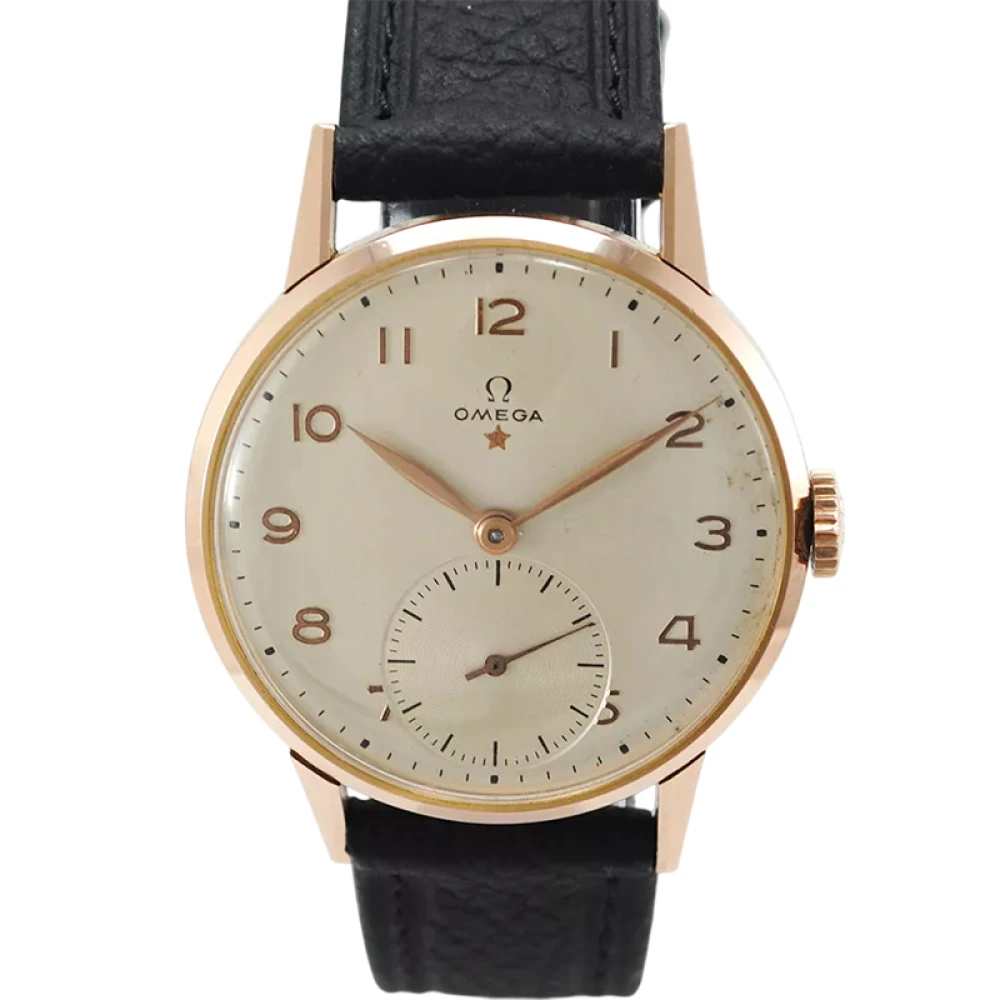 Omega referencia 2271 rara esfera de estrella dorada. Calibre 30T2PC oro rosa 18K Omega referencia 2271 rara esfera de estrella dorada. Calibre 30T2PC oro rosa 18K