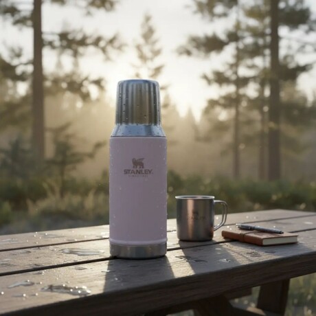Termo Stanley acero inoxidable tapa mate 2 en 1 800ml Rose Quartz
