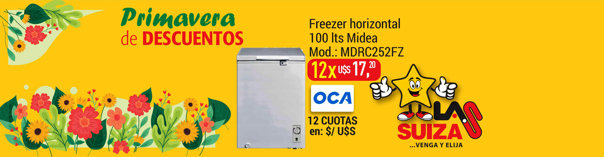 Freezer 95 lts Midea