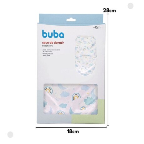 Saco de dormir-swaddle Super soft Arcoiris celeste