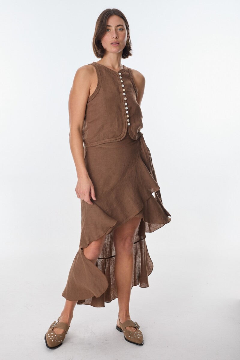 Falda San Sebastian Chocolate