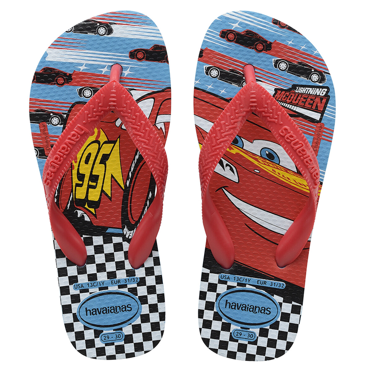 Sandalia de Niños Havaianas Kids Cars - Turquesa 