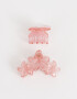 Broches Sets Mariposa Set De Broches Mariposa Y Flores - Rosa Claro