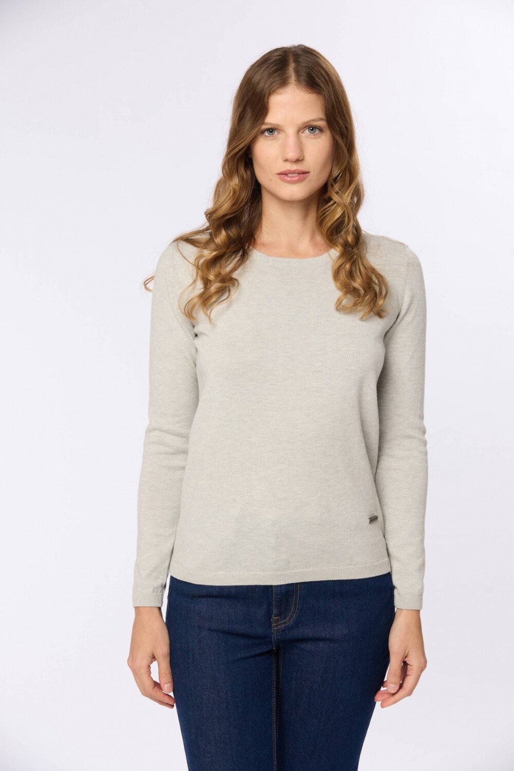 BUZO TEJIDO CLÁSICO Gris