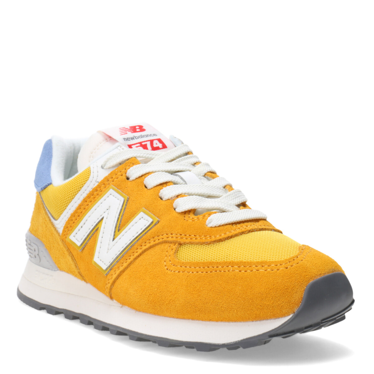 Championes de Mujer New Balance 574 - Anaranjado - Amarillo - Blanco 