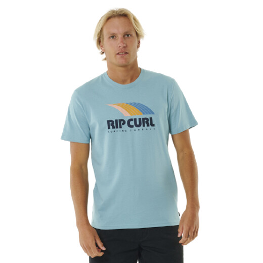 Remera MC Rip Curl Surf Revival Cruise - Celeste Remera MC Rip Curl Surf Revival Cruise - Celeste