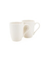 TAZA BLANCA PANAL SET X 2 BLANCO