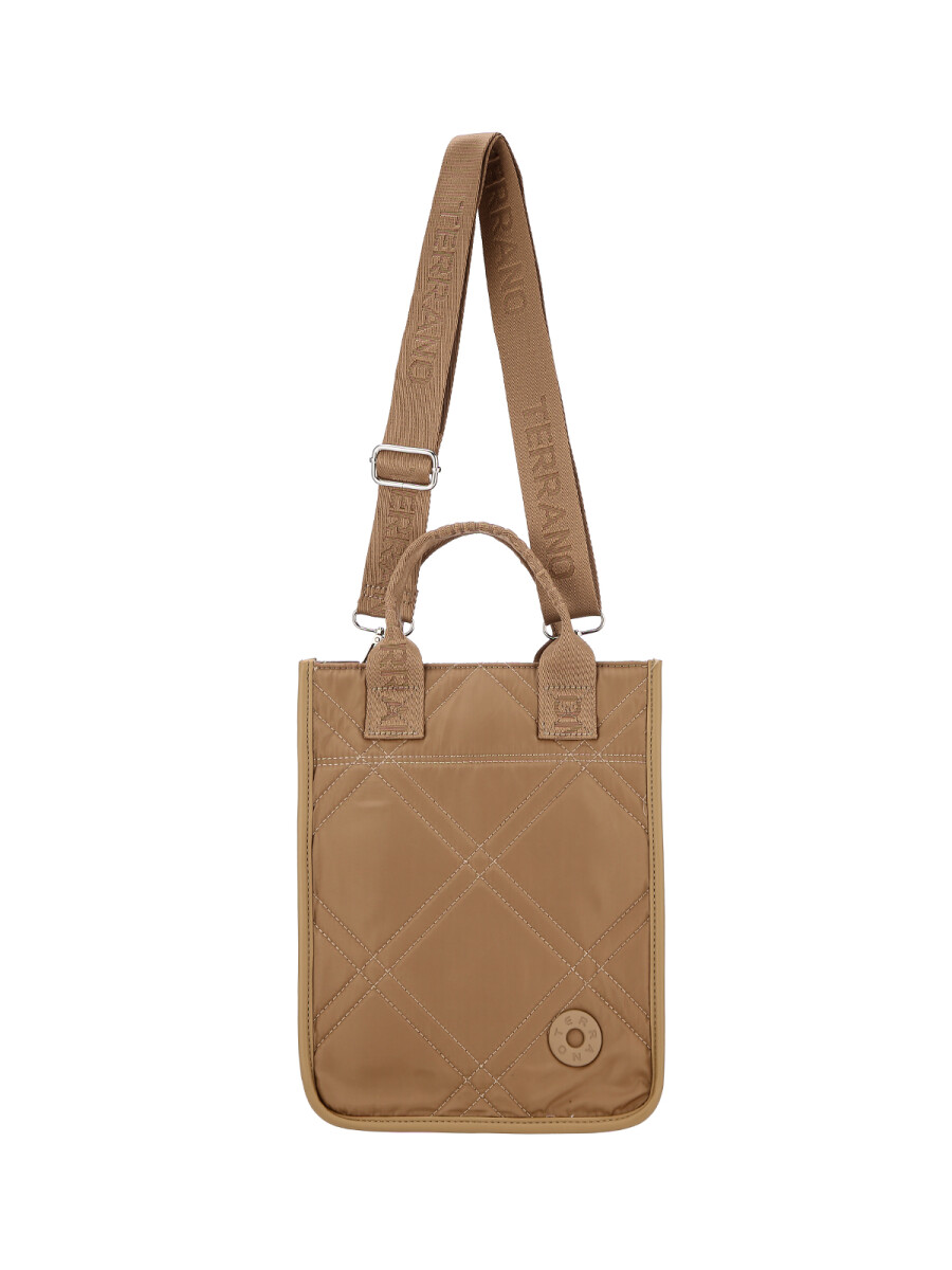 Bolso Matero Capitoneado - Taupe 