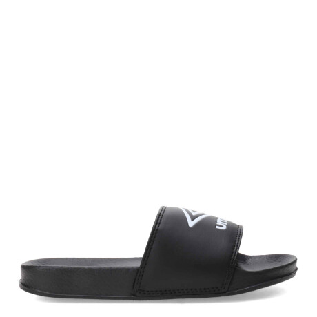 Chanclas de Niños Umbro Locker Room Negro - Blanco