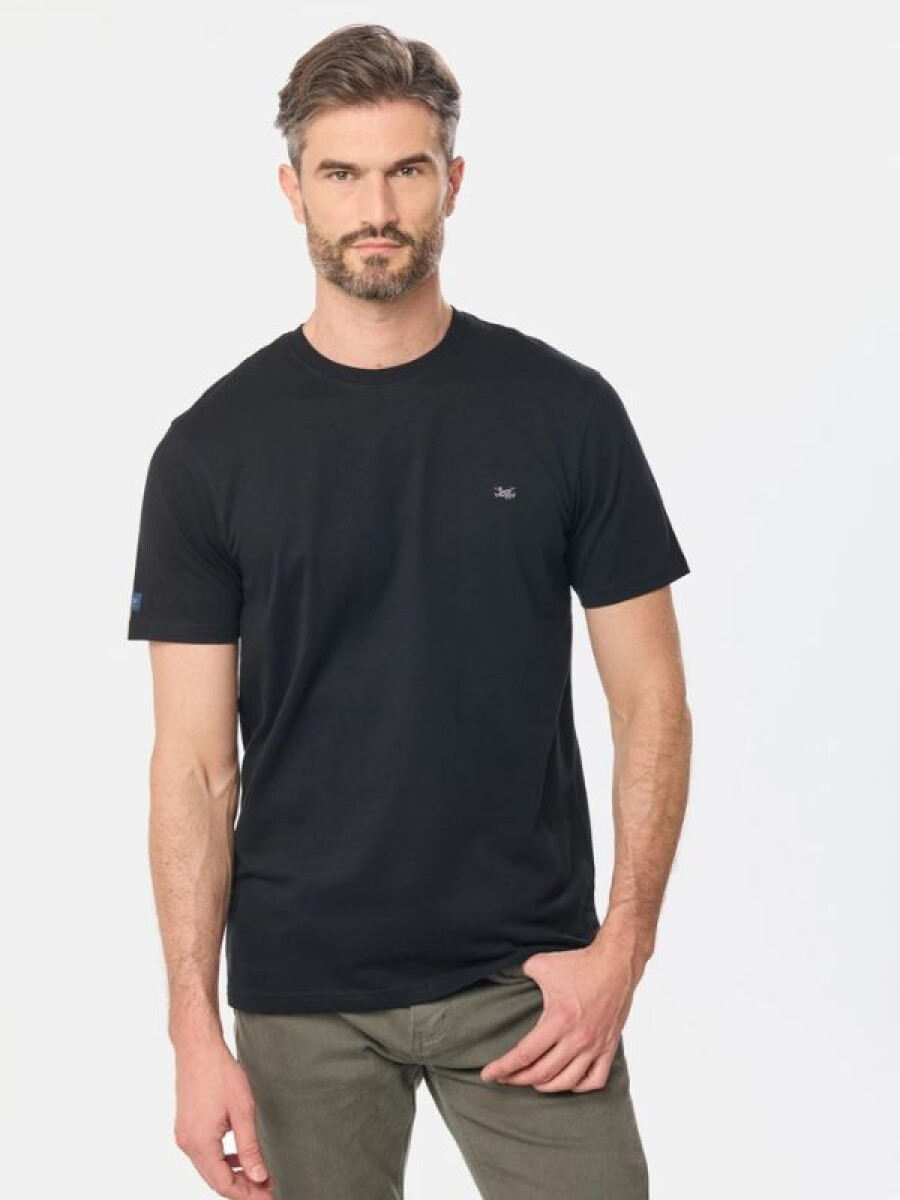 Remera Manga Corta Legacy - Negro 