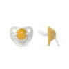 Set x2 chupete anatómico Suavinex 6 a 18M Manchas mostaza