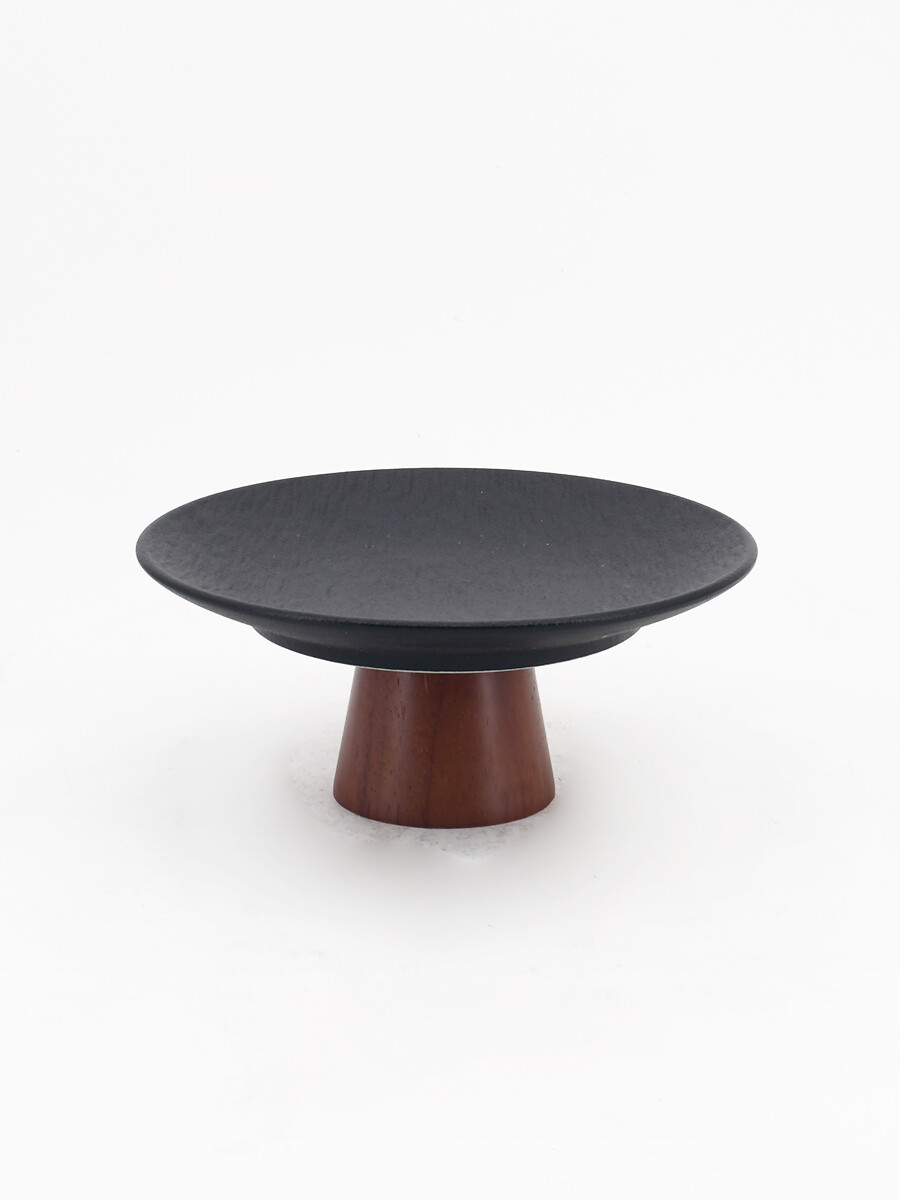 SOPORTE DE METAL PARA AIMENTOS - NEGRO 