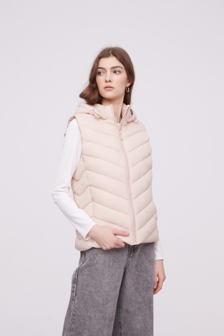 Chaleco Amori Crema