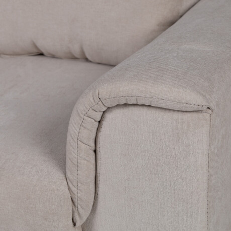 Sofá Aston (Outlet) - Tela Microfibra - 3 cuerpos Berlin 02 (Beige)