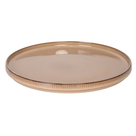 PLATO CERAMICA MARRON ALLIE