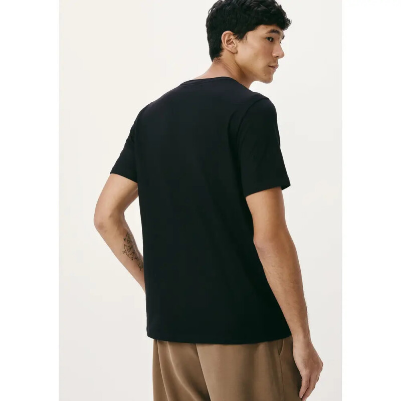CAMISETA MM MASC PRETO ESCURO