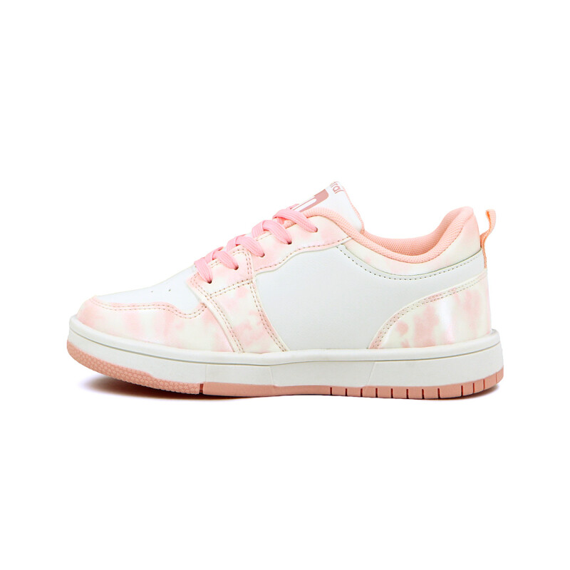 Austral Calzado Deportivo Galactic C Niño/a Acordonado Con Velcro Blanco-rosa Claro