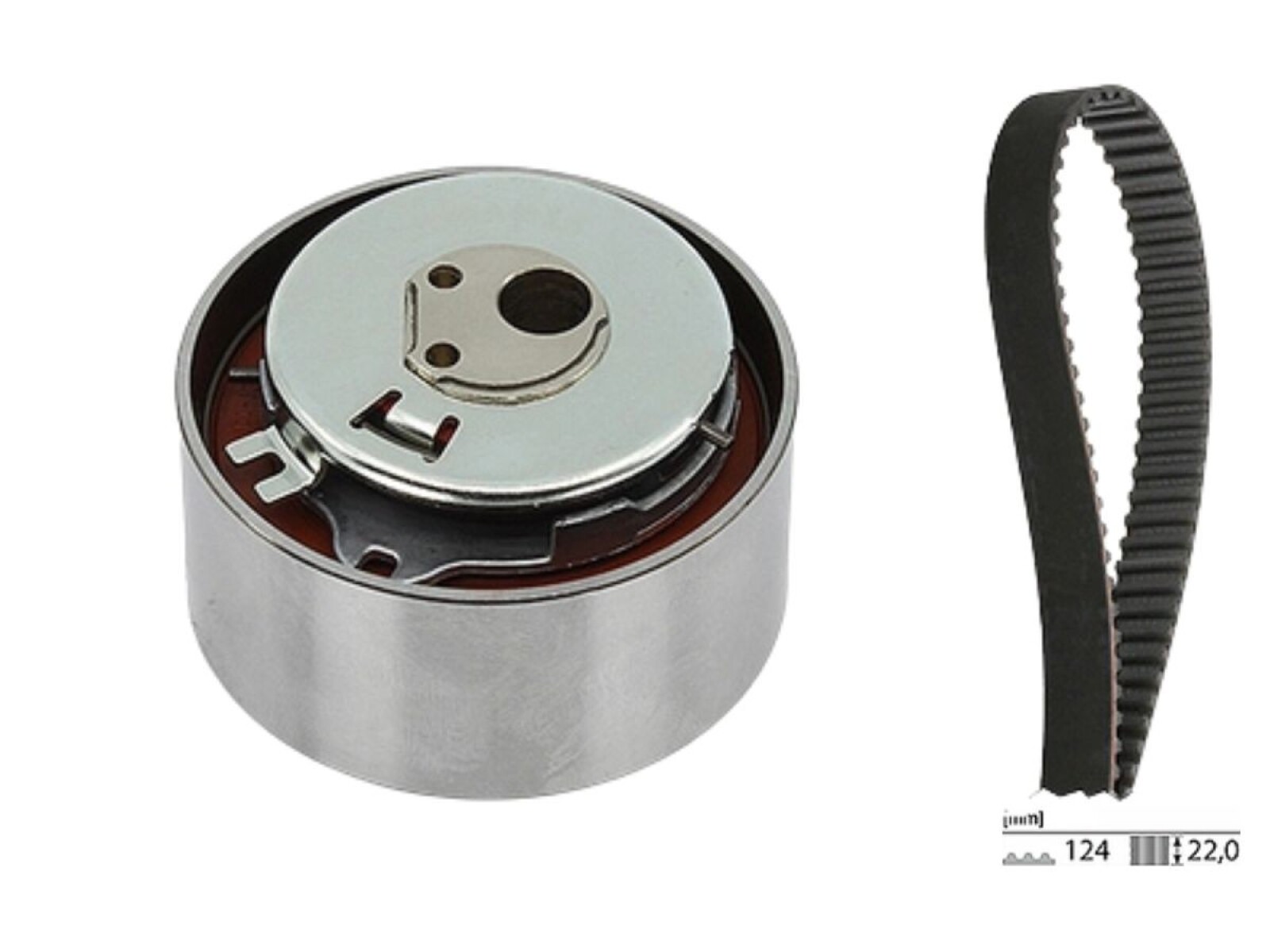 CT488K2BR Kit Correa de Distribucion Continental S/Bomba de Agua Fiat Fiorino/Siena/Strada TATA 