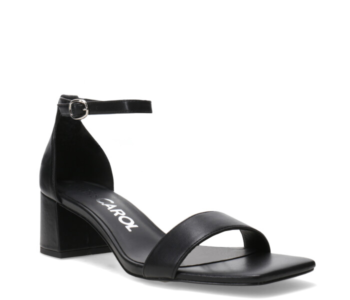 Sandalias de Mujer Miss Carol CLARAZ con taco Negro