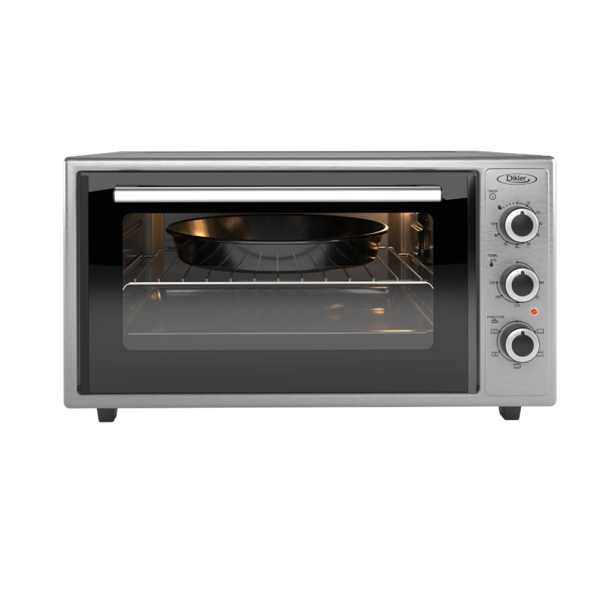 Horno eléctrico Dikler 45 Lts. D-45 inox. 