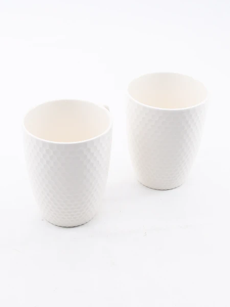 TAZAS SET X2 PANAL BLANCO