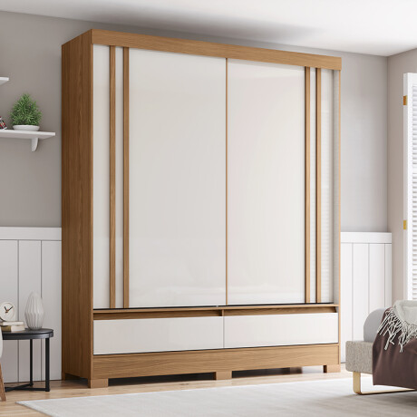 ROPERO 2 PUERTAS CORREDIZAS 2 CAJONES GUARDARROPA ARMARIO PLACARD CLOSET FLEX ROPERO 2 PUERTAS CORREDIZAS 2 CAJONES GUARDARROPA ARMARIO PLACARD CLOSET FLEX